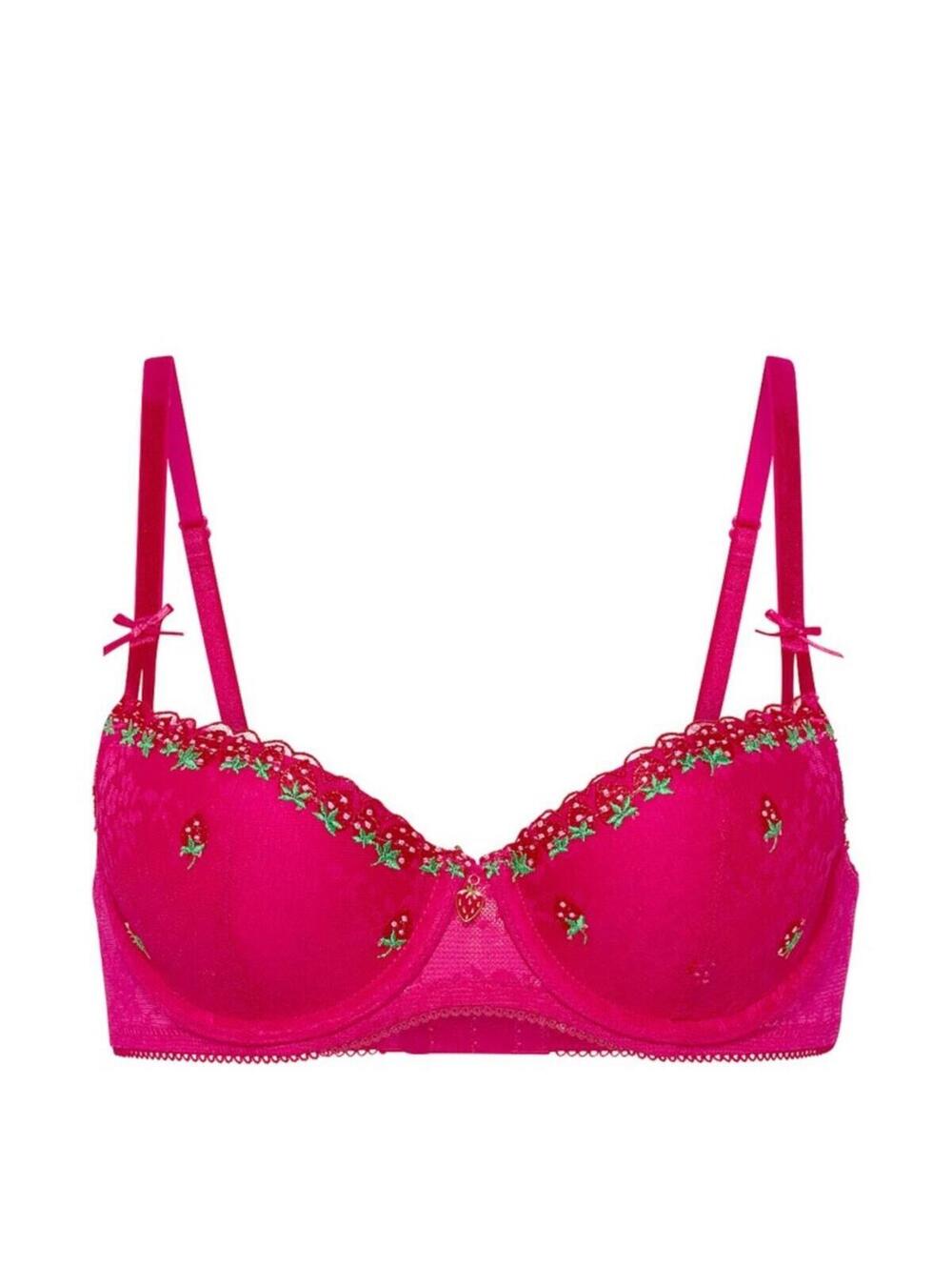Strawberry Pretty Pink Summer Bra VS Pink Lightly Lined Balconette NWT